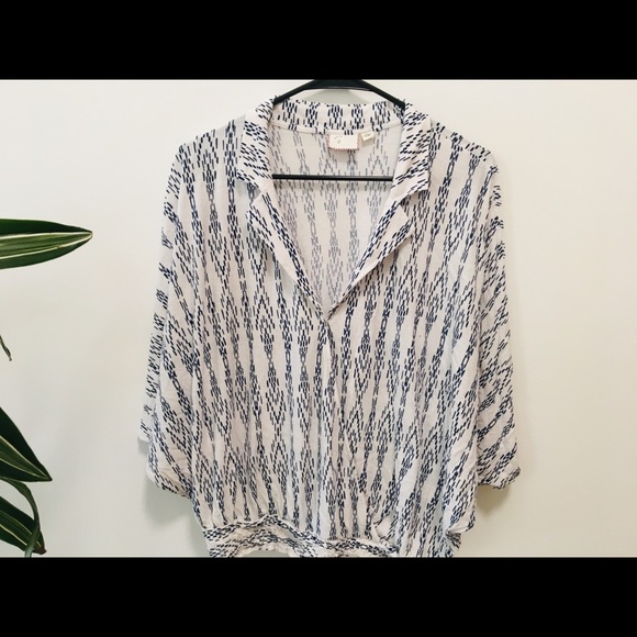 Anthropologie wrap slub top - Picture 2 of 3